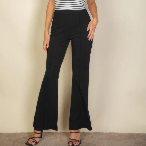 Shannel’s Closet Pants - High Waist Stretch Crepe Flare Pants